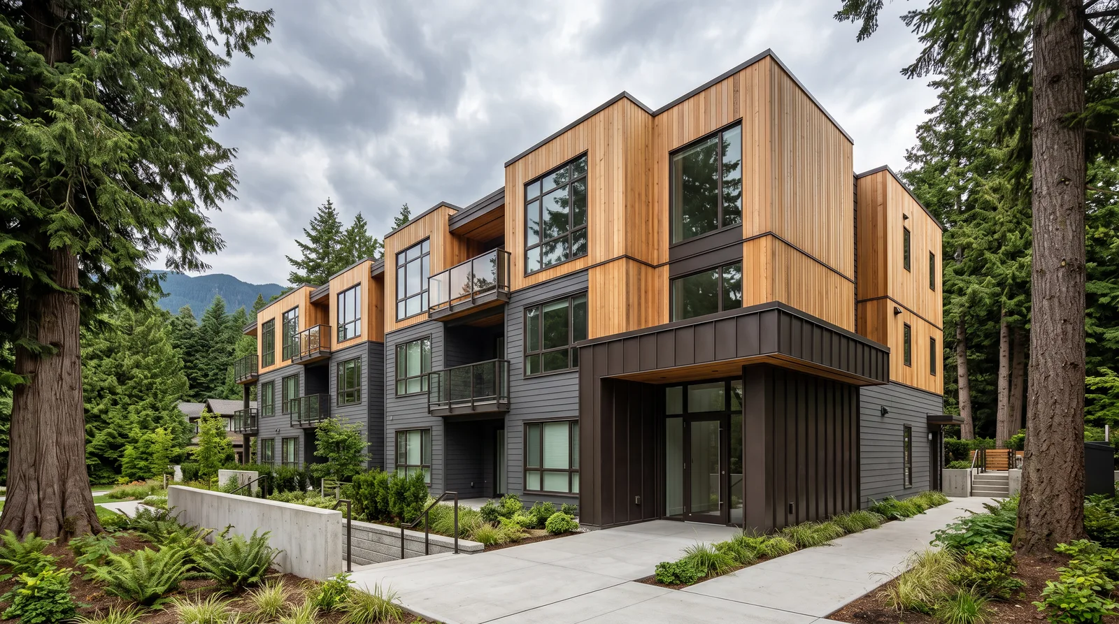Modern home with newly installed floor-to-ceiling windows by Nixon Exteriors