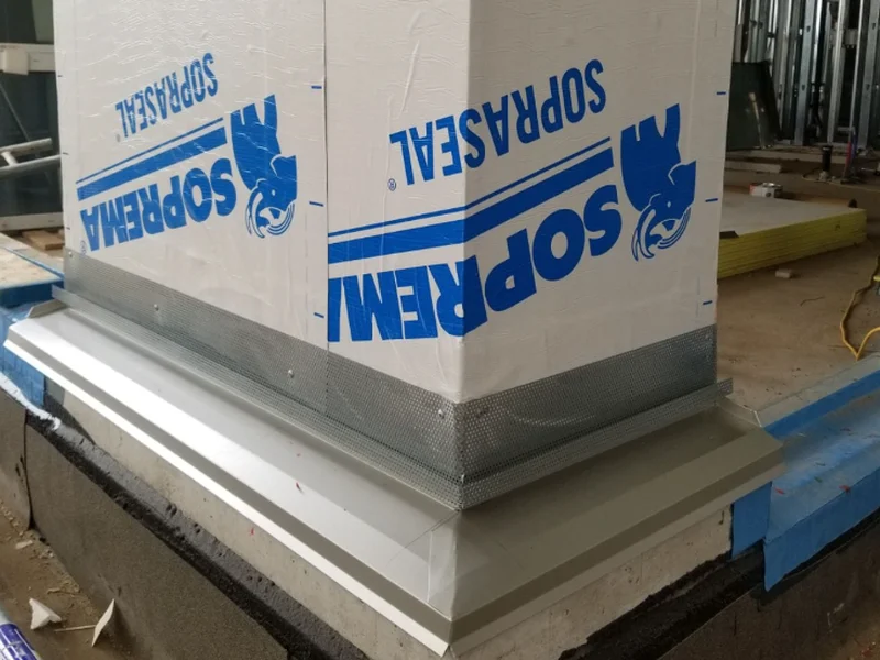 Waterproofing membrane installation in Vancouver